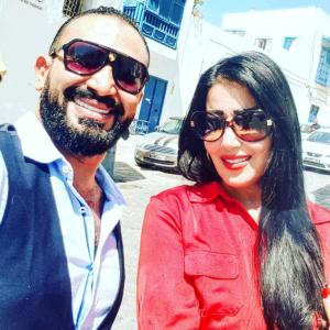 بالصور: رسالة من أحمد سعد لسمية الخشاب تجدد شائعات الزواج